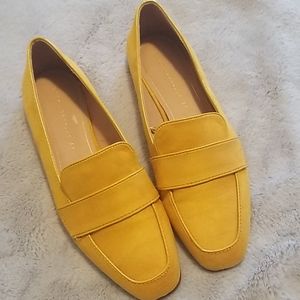 Zara Mustard Loafers